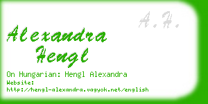 alexandra hengl business card